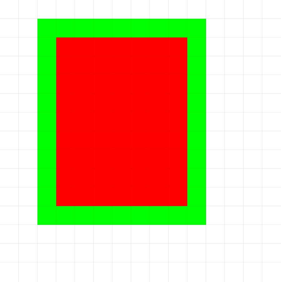 Filled rectangle example